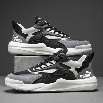 老爹鞋透气网面休闲鞋子男士增高鞋 20216黑色【限量款】 43【大牌