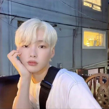 膏男士寸头短发专用流行色漂发剂褪色白金色自己在家染头发白金色褪色