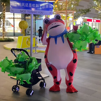 clcey孤寡青蛙人偶服装玩偶癞蛤蟆衣服充气卡通网红抖音同款青蛙人偶