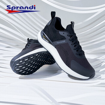 0丨跑步鞋运动鞋男鞋春季新款舒适休闲鞋透气跑步鞋男 黑-2 42