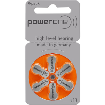朵享品牌通用助听器电池瑞声达峰力奥迪康powerone原装德国进口p10p13