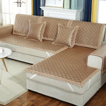 夏季夏天款沙发垫子凉席垫席子简约现代防滑冰丝凉垫坐垫座垫定制