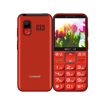 适用coolpad/酷派 s618电信cdma大字大声大按键侧键解锁 s518移动红色