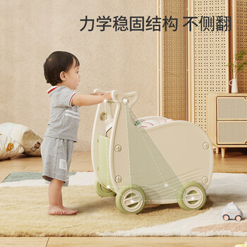 babyviva儿童玩具收纳车婴儿多功能零食架绘本书储物箱宝宝超市购物小手推车过家家仿真厨房男女孩礼物套装