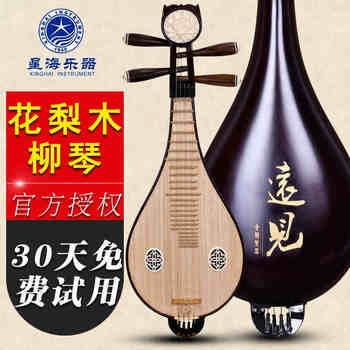 星海8412 2花梨木清水柳琴北京星海民族乐器花梨红木柳琴星海8412 1柳琴 图片价格品牌报价 京东