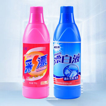 彩漂液彩漂粉彩色漂白剂白色漂白液漂白水衣服去黄去污彩漂漂白700克2