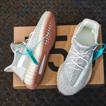 椰子350椰子鞋男冰河蓝满天星软底纯原春季透气休闲运动鞋子 白天鹅