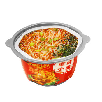 自热面条非油炸重庆小面免煮宵夜速食不辣非方便泡面自热火锅 自热