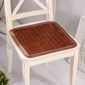 优选夏季麻将凉席坐垫椅垫办公室电脑椅子夏天汽车透气学生凳子竹凉垫