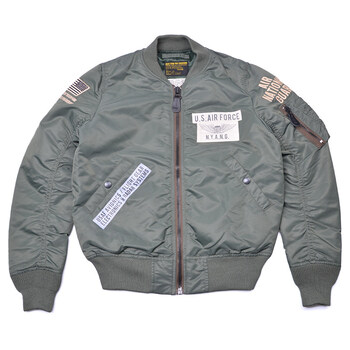 Avirex Ma 1 A N G 空中警卫队经典款飞行jkt 抗风夹棉夹克军绿155cm 图片价格品牌报价 京东