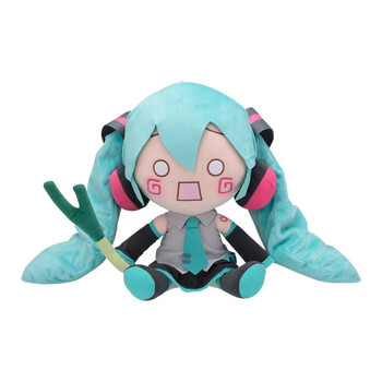 【宅梨】世嘉vocaloid 初音未来 蝴蝶结fufu 蓝缎带 毛绒玩偶现货 甩