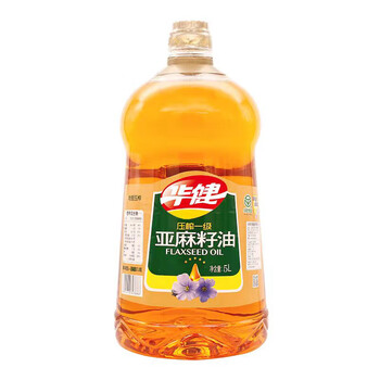 华建诚鑫压榨一级亚麻籽油5L