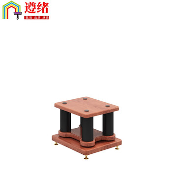 遵绪(zun xu)音箱架落地 音箱支架脚架避震底座箱架子托盘铁环绕音响