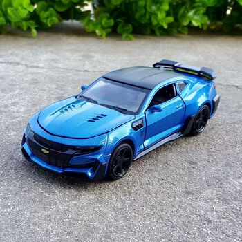 雪佛兰大黄蜂科迈罗合金跑车模型仿真金属儿童小汽车模型玩具车生日
