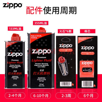 Zippo ԭװȼײ Сͻʯоײ ֮ԭװר Ʒ С*2+ʯ+о