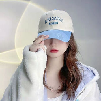 阪铭女生帽子日式刺绣高颜值春秋棒球帽女户外防晒复古百搭鸭舌帽学生