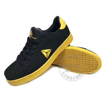 代尔塔 柔软运动劳保鞋男 防砸防刺穿耐热src防滑安全鞋 301310 藏青