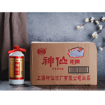 神仙大曲神仙头曲上海特产神仙酒500ml12瓶整箱装神仙头曲500ml12瓶