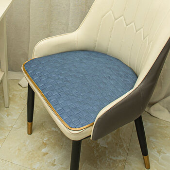 2022新款轻奢餐椅垫马蹄形餐椅垫欧式椅背套马蹄形木椅子餐桌坐垫四季