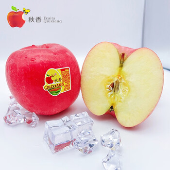 秋香(qiuxiang) 山东红富士苹果  新鲜水果 4.3kg  15粒  果径90mm