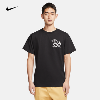 耐克 男子滑板t恤 nike sb cw5407 cw5407-010 xxl