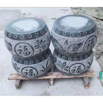 青石柱墩石木柱底座柱顶石空心包柱石柱基石青石古建圆墩 实心上面