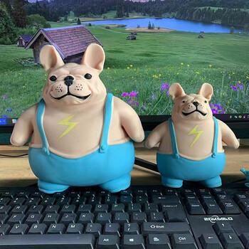 玩具减压创意搞笑发泄神器小孩子出气猴子 法斗600克  2个弹射小鸡