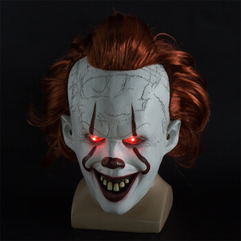 【好物】小丑面具同款希斯莱杰回魂2led发光cosplay 万圣恐怖搞怪搞笑