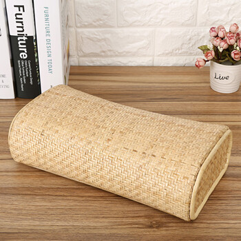 真藤枕头夏天凉枕头印尼天然手工藤编空心枕单人枕老人枕竹编枕 规格