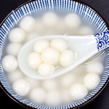 青樱红荔香糯小圆子糯米实心小汤圆香糯圆子甜品不粘牙糯米小元宵