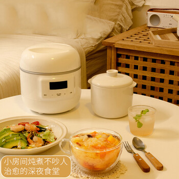 人迷你多功能煲汤煮粥锅家用隔水电炖盅陶瓷熬粥宝宝辅食水果酸奶gk61