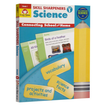 Evan-Moor Skill Sharpeners 技能铅笔刀 Science Grade 1 一年级科学 美国加州教辅
