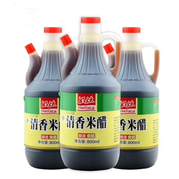 山东特产好太太清香米醋800ml凉拌醋饺子醋泡蒜醋食醋腊八醋水果醋蘸