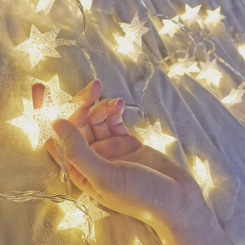 星星灯串小彩灯闪灯串灯满天星卧室氛围灯饰房间布置圣诞新年装饰小