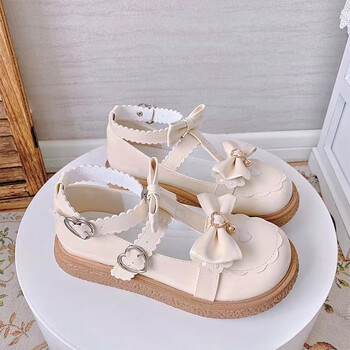 lolita洛丽塔鞋子凯蒂猫软底厚底日系jk制服鞋歌乐兔学生可爱软妹鞋米