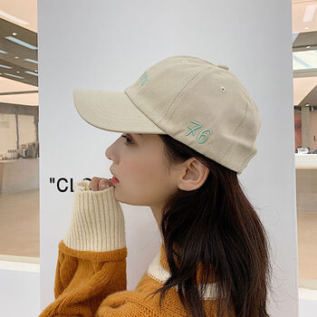 夏季棒球帽女高品质帽子女天棒球帽百搭潮牌女士韩版白色遮阳时尚