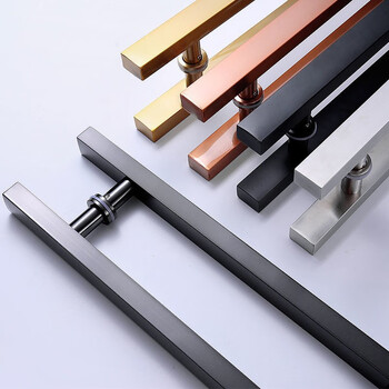 梯橙特厚玻璃门拉手门把手铝合金门拉手推拉门拉手不锈钢拉手 长1800