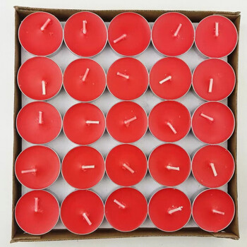 蜡烛求婚表白酒店加热茶壶底座生日圆形茶蜡香薰煮茶炉小蜡烛 红色 30