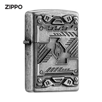 之宝（ZIPPO）打火机 Z号玩家 仿古银  潮流酷玩  LZERAZ240-0206  防风火机