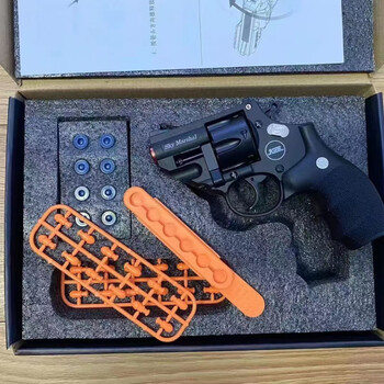 天空法警左轮 sky二代丝滑金属双动单连发软弹枪 男孩迷你小手炝玩具