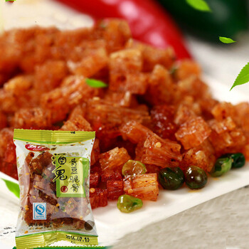 休闲零食 辣条零食 调味面制品素食 酒鬼青豆脆骨5kg 1*5kg