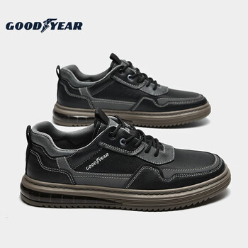固特异(goodyear)男鞋春季休闲鞋男网面透气板鞋运动鞋时尚百搭老爹鞋
