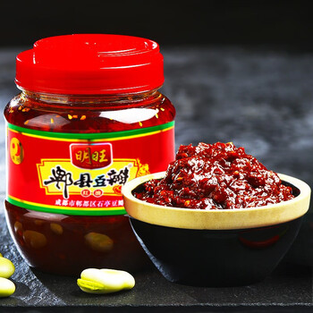 明旺豆瓣酱200g袋装国家地理标志产品四川特产级郫县红油豆瓣酱川菜香