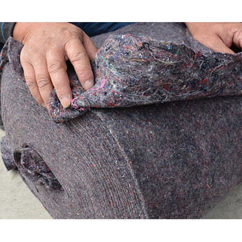 布铺底暖棚装修棉布棉毯地面黑心棉水泥路施工吸水土工毛毡透气 200g