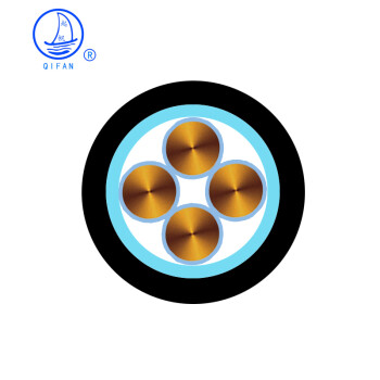 起帆(QIFAN)电线电缆 YJV22-0.6/1KV-4*240 电力电缆 黑色 1米  100米起售（生产周期：15-20天）