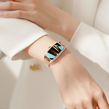 华为huawei手机通用智能手表女款轻奢镶钻方形小表盘多功能电子表佩戴