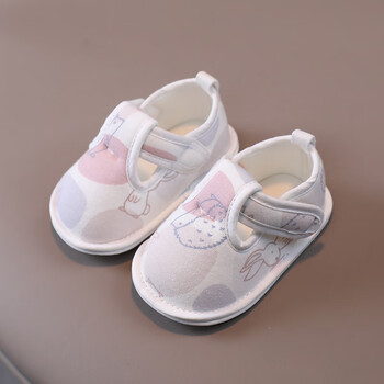 趣妮熊婴儿鞋男女宝宝软底布鞋步前鞋春秋季护脚不掉鞋可爱1岁79个月