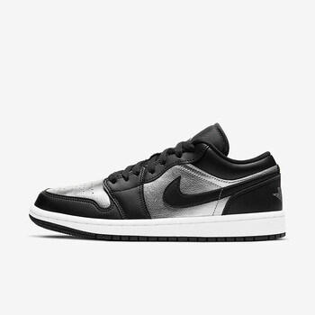 耐克 nike air jordan 1 low aj1低帮男女款液态银休闲篮球鞋休闲百搭