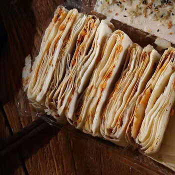 山东煎饼特产曲阜香酥煎饼400正宗农家手工多味夹馅煎饼零食早餐五香