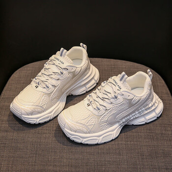 回力女鞋巴黎老爹鞋女夏季透气拼色学生网面休闲鞋女孩厚底轻便跑步鞋